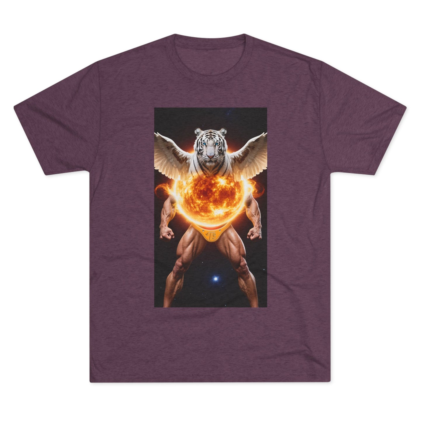 Tigga Sola Mascula Tri-Blend Unisex Crew Shirt | Perfect for Gift Giving, Casual Wear, Pet Lovers, and Wildlife Enthusiasts