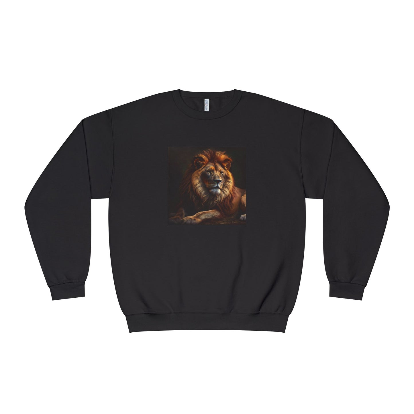 Majestic Lion Unisex Crewneck Sweatshirt - Cozy Animal Print Apparel