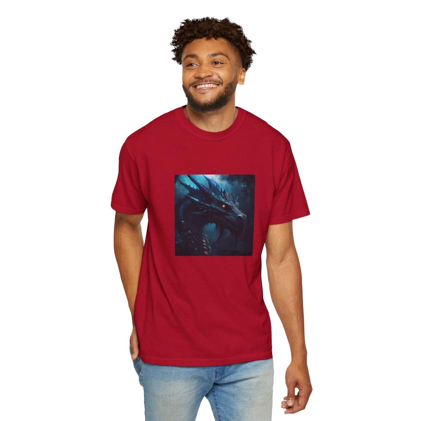 Epic Dragon Graphic Unisex T-Shirt - Fantasy Art Tee
