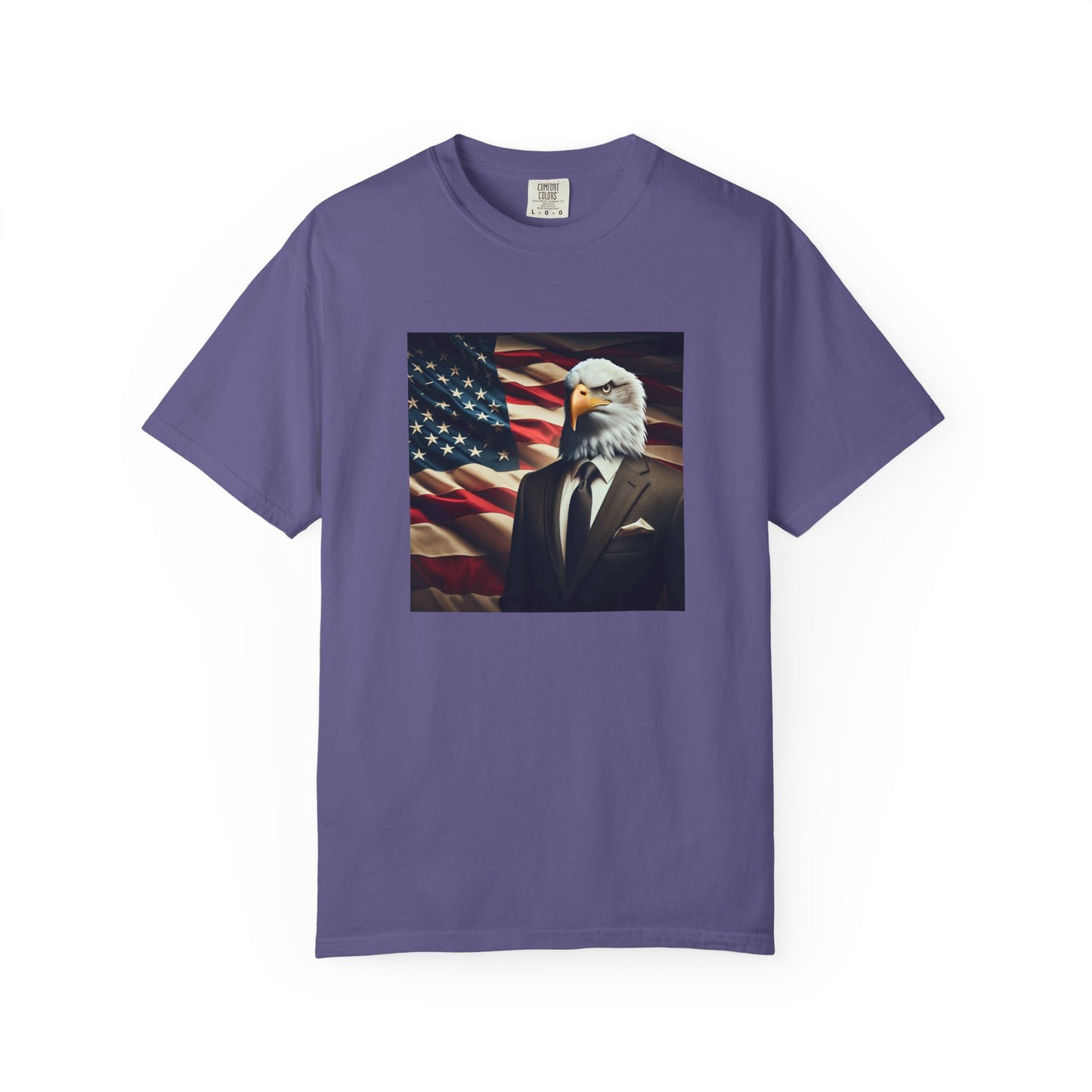 USA Means Business! Unisex Garment-Dyed Tee for Independence Day