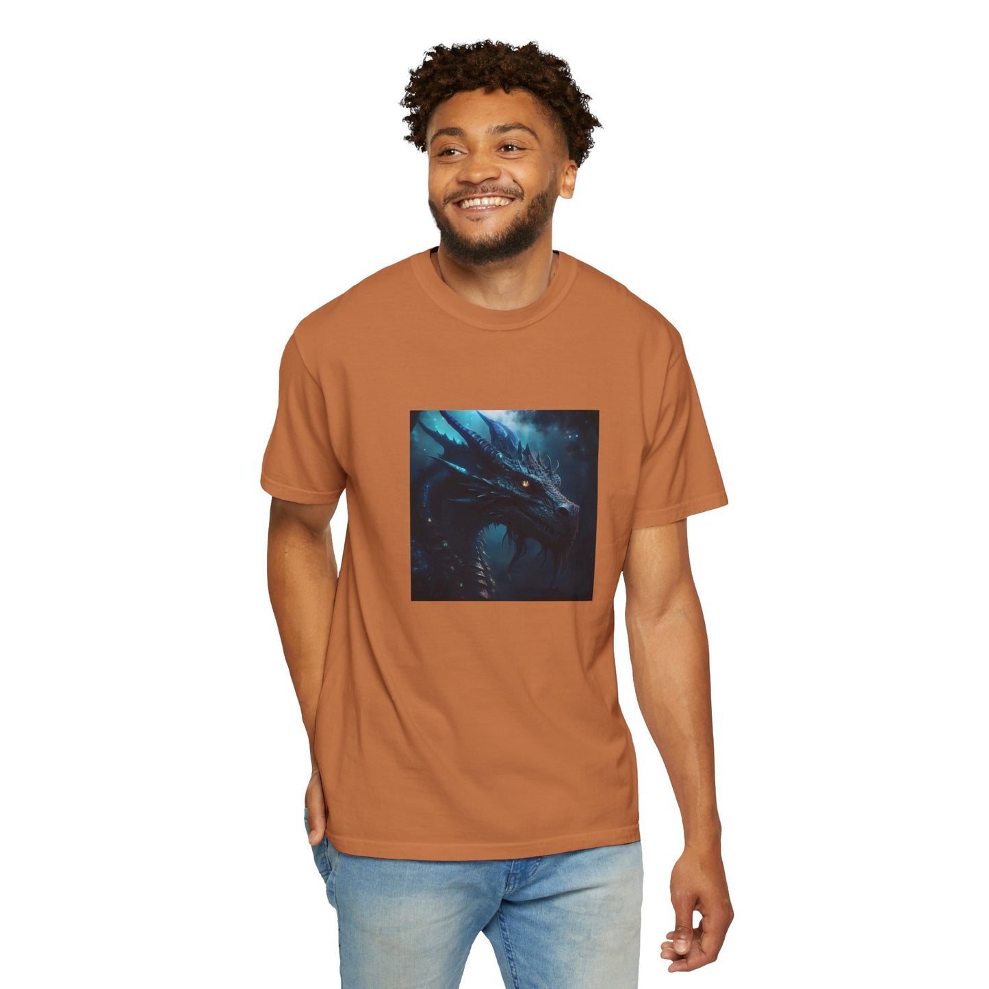 Epic Dragon Graphic Unisex T-Shirt - Fantasy Art Tee