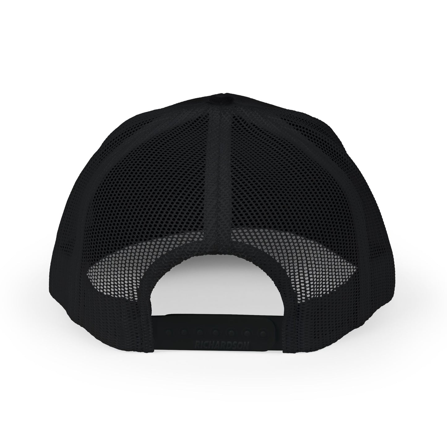 Red ORV Adventure-Themed Snapback Trucker Cap with Embroidered Design