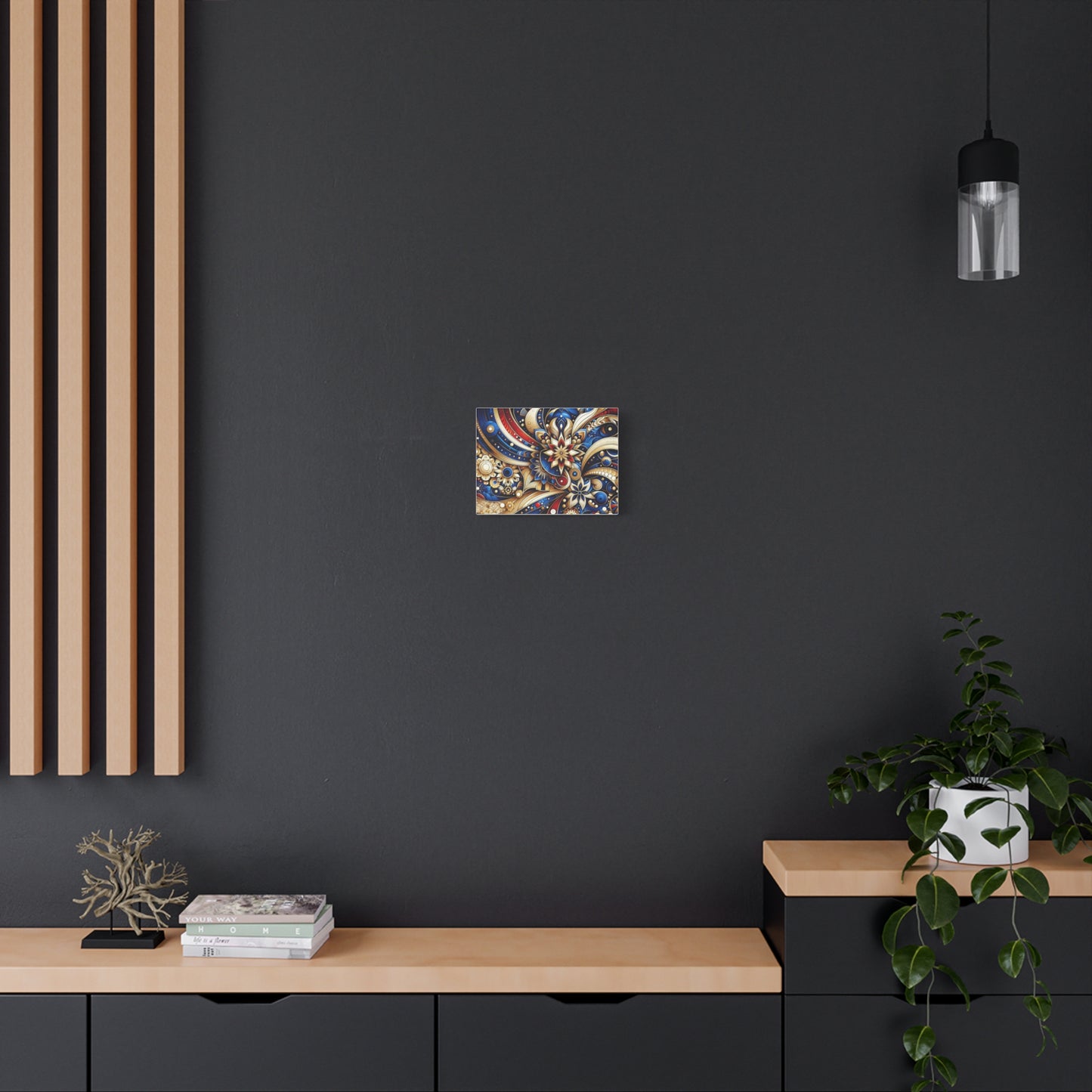 Floral Vibrant Design Canvas Wall Art