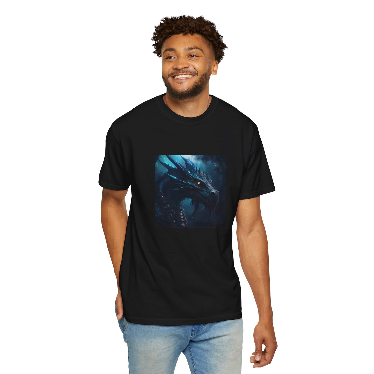Epic Dragon Graphic Unisex T-Shirt - Fantasy Art Tee