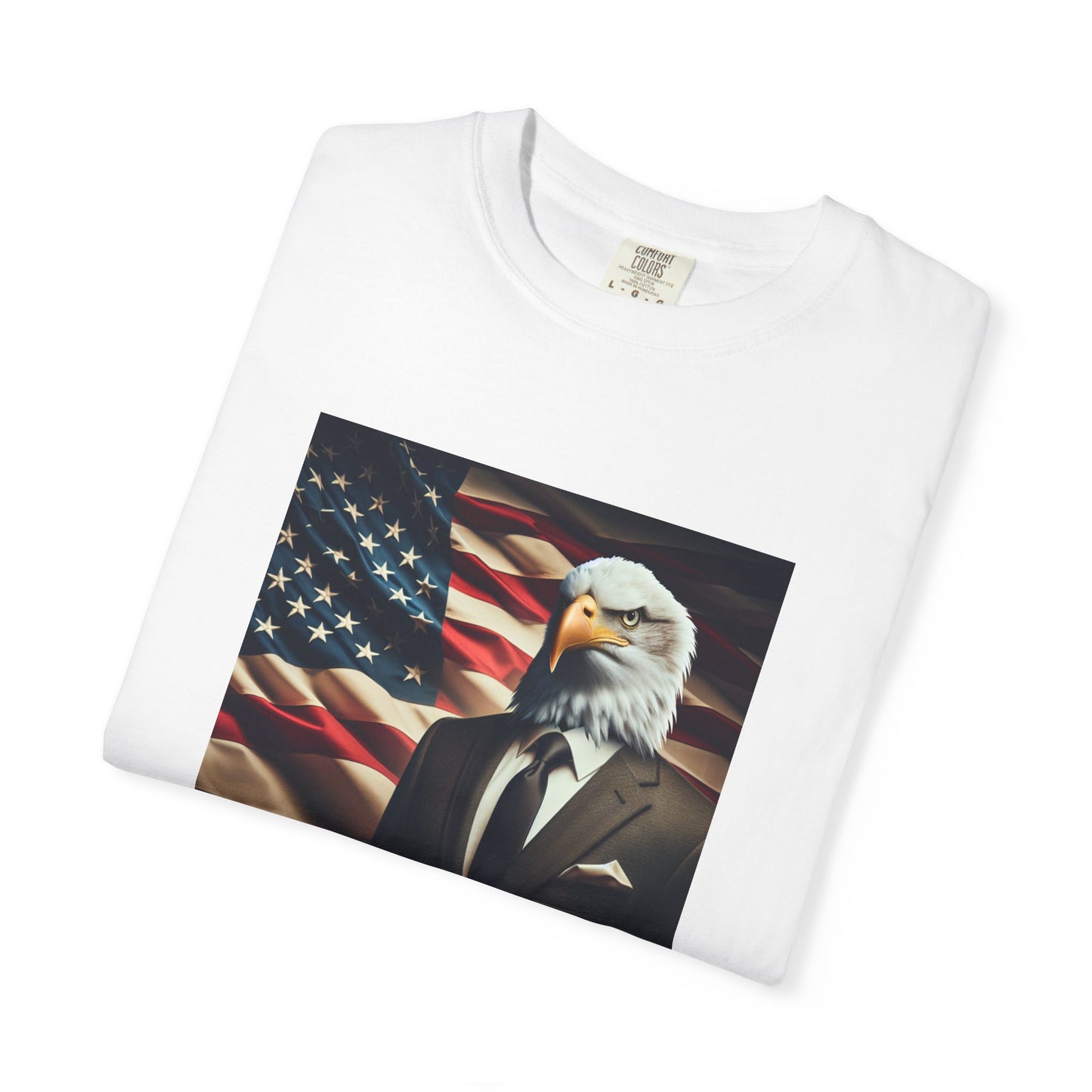 USA Means Business! Unisex Garment-Dyed Tee for Independence Day