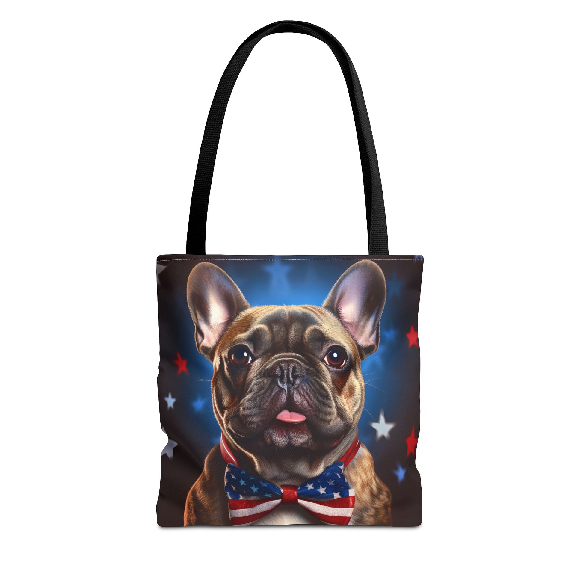 Patriotic French Bulldog Tote Bag - Perfect for Pet Lovers