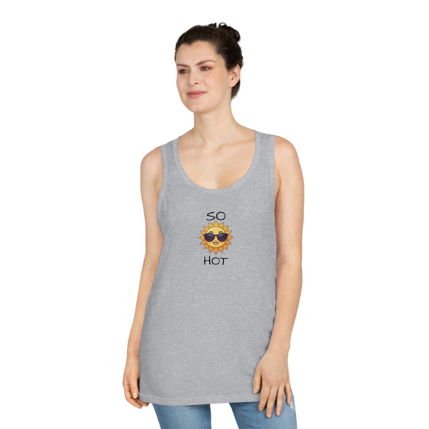 So Hot Sun Graphic Unisex Tank Top - Summer Vibes Apparel