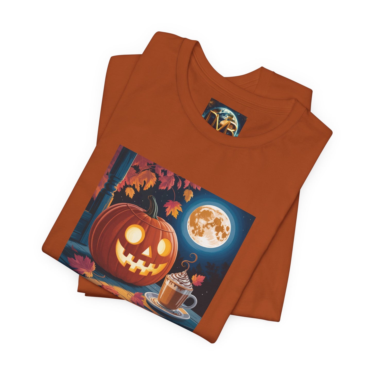 Fall In Love With Fall, Unisex Fall T-Shirt, Halloween Shirt, Cozy Fall Apparel, Seasonal Graphic Tee, Pumpkin Spice Tee
