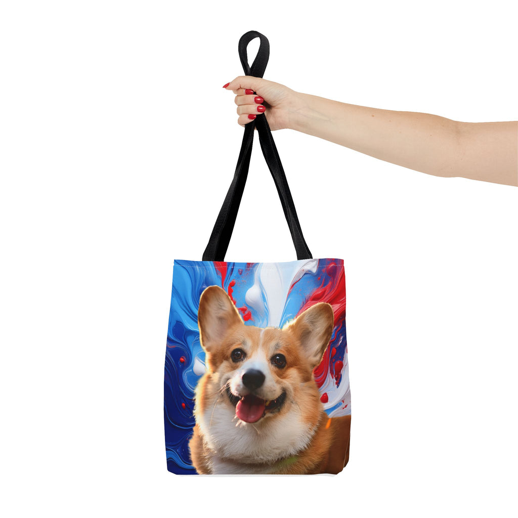 Vibrant Corgi Tote Bag - Perfect for Dog Lovers