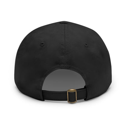 Diego Von Bellini Dad Hat with Leather Patch (Round)
