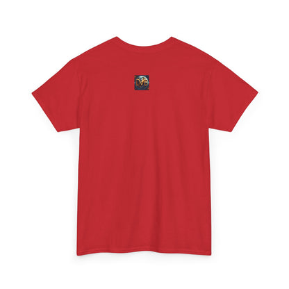 Angel Guardian Unisex Heavy Cotton Tee - Los Angeles Landscape Shirt, Holy Angel Protection, Urban Angel Tee, City Savior