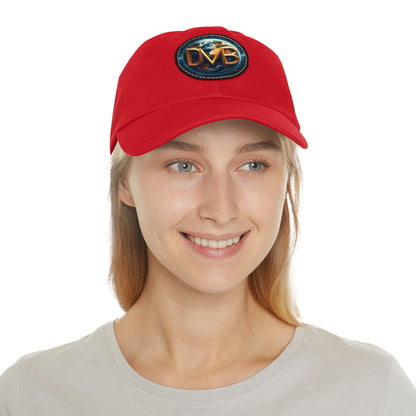 Diego Von Bellini Dad Hat with Leather Patch (Round)