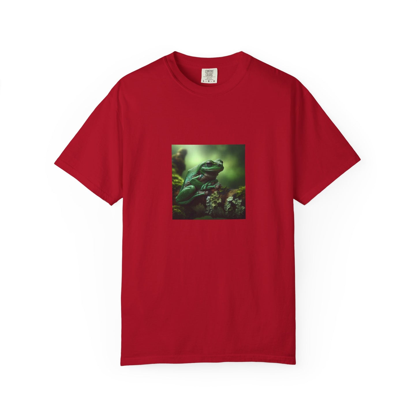 Green Tree Frog Unisex Garment-Dyed T-shirt