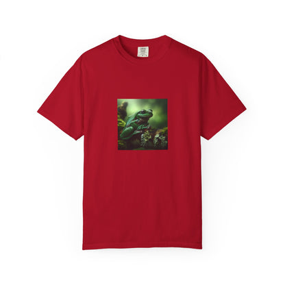 Green Tree Frog Unisex Garment-Dyed T-shirt