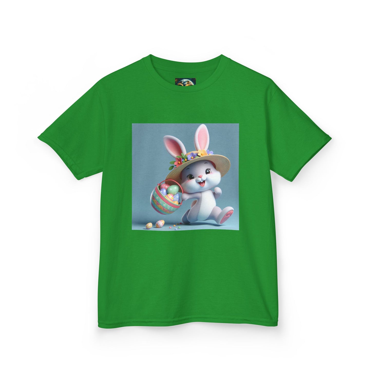 Cute Easter Bunny Kids Tee - Heavy Cotton™ T-Shirt for Spring Celebrations