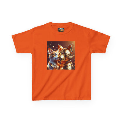 Solid Gold Cat and Dog - Heavy Cotton™ Tee for Children