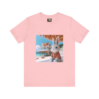 Bunny Tee, Rabbit T-Shirt, Cute Animal Top, Nature Lover Gift, Short Sleeve Shirt
