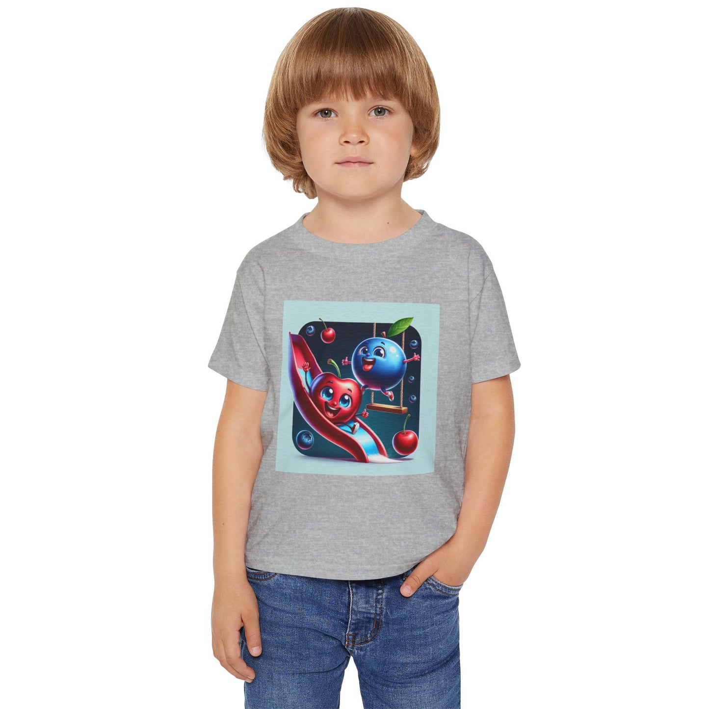 Playful Fruits Toddler T-Shirt - Fun Design for Kids