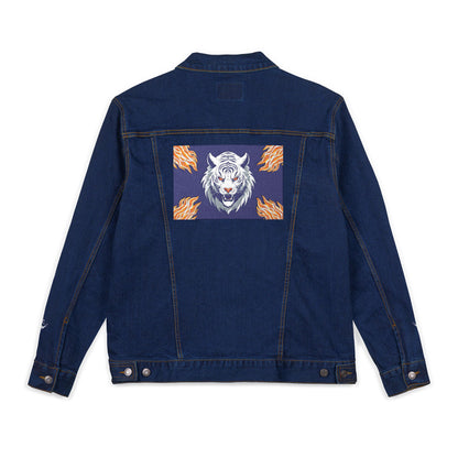Stylish Unisex Denim Jacket with Embroidered White Tiger Design | Trendy Casual Wear, Unique Gift for Friends, Summer Fashion Essential, [...]