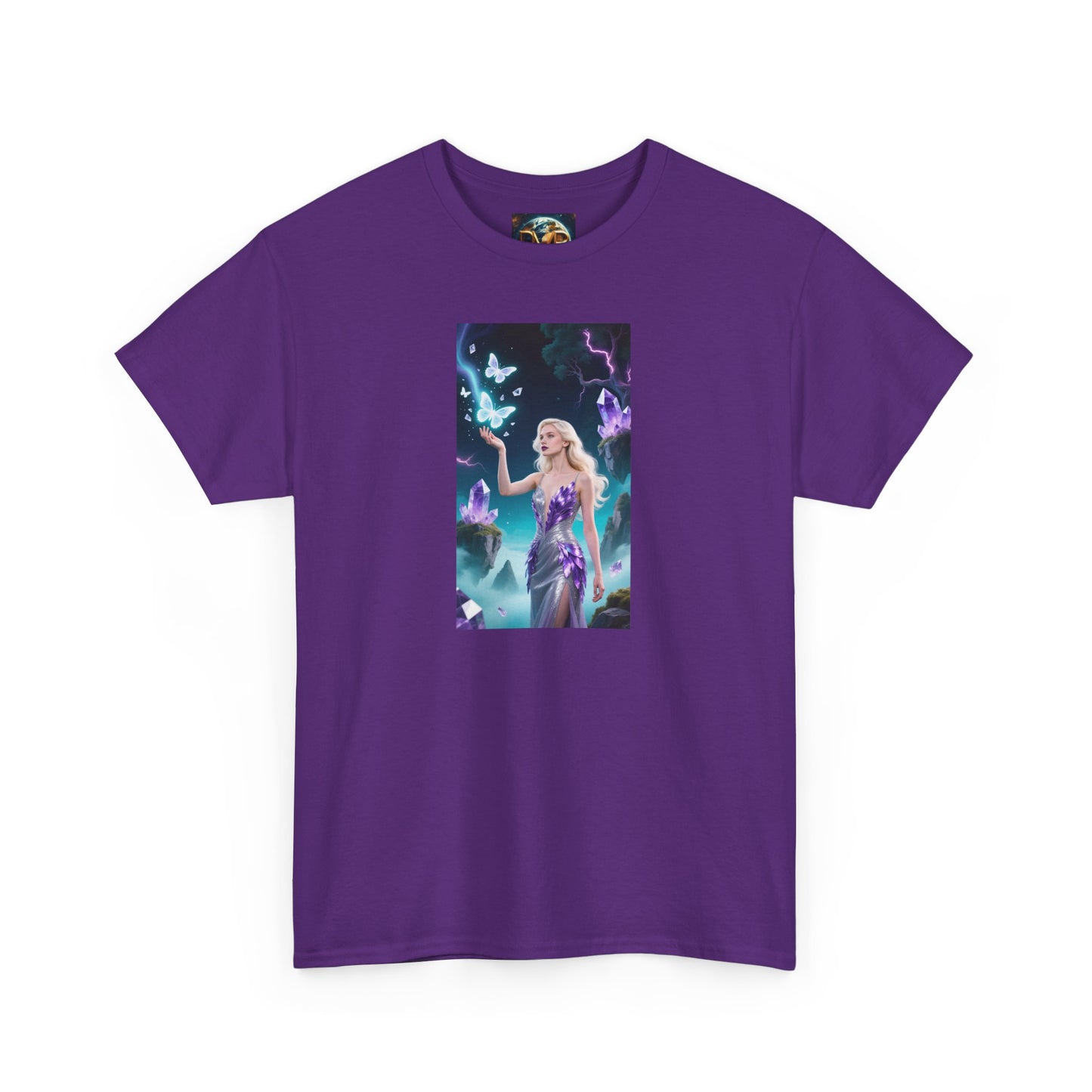 Magical Fairy Graphic Tee, Enchanted Woodland Shirt, Fantasy Apparel, Gift for Nature Lovers, Festival Wear, Unisex Cotton Tee