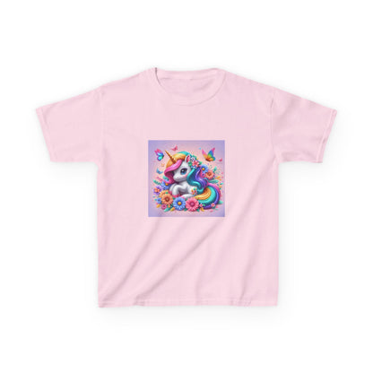 Colorful Unicorn Kids Tee Shirt, Girl's Rainbow T-Shirt, Cute Toddler Clothing, Magical Fantasy Top, Children's Graphic Tee