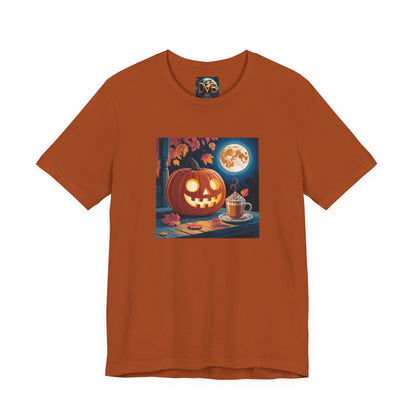 Fall In Love With Fall, Unisex Fall T-Shirt, Halloween Shirt, Cozy Fall Apparel, Seasonal Graphic Tee, Pumpkin Spice Tee
