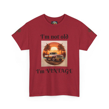 Vintage Vibes Unisex Heavy Cotton Tee - I'm Not Old, I'm VINTAGE