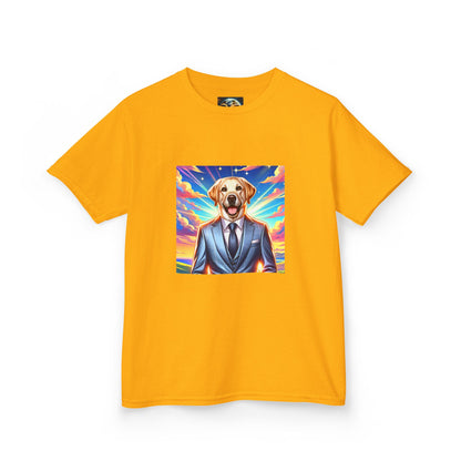 Whimsical Dog Portrait Kids Tee, Fun Youth T-Shirt, Dog Lover Gift, Colorful Kids Shirt, Perfect for Birthdays or Playdates