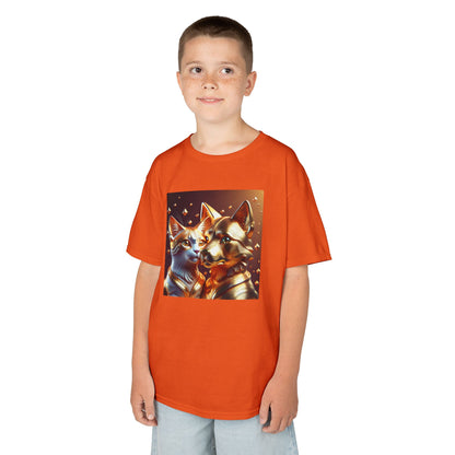 Solid Gold Cat and Dog - Heavy Cotton™ Tee for Children