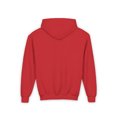 Youth Superhero Heavy Blend Hoodie - Fun & Cozy Design for Kids