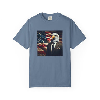 USA Means Business! Unisex Garment-Dyed Tee for Independence Day