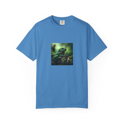 Green Tree Frog Unisex Garment-Dyed T-shirt