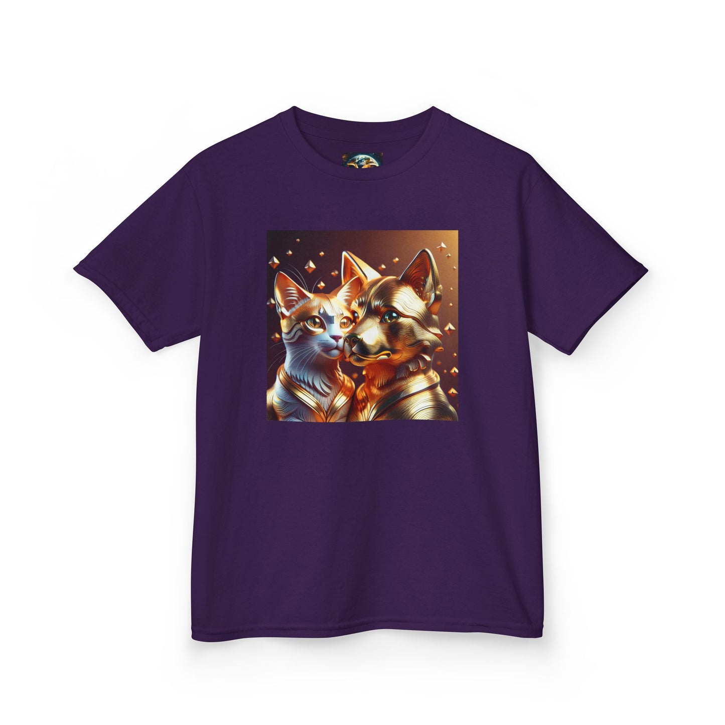 Solid Gold Cat and Dog - Heavy Cotton™ Tee for Children