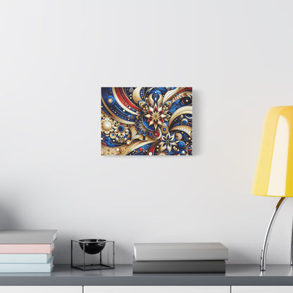 Floral Vibrant Design Canvas Wall Art