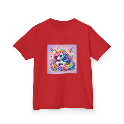 Colorful Unicorn Kids Tee Shirt, Girl's Rainbow T-Shirt, Cute Toddler Clothing, Magical Fantasy Top, Children's Graphic Tee