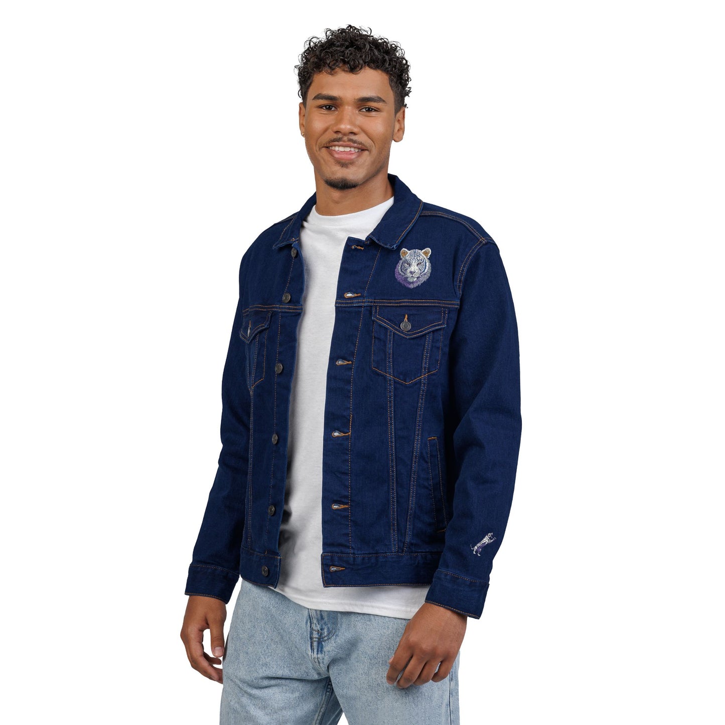 Stylish Unisex Denim Jacket with Embroidered White Tiger Design | Trendy Casual Wear, Unique Gift for Friends, Summer Fashion Essential, [...]