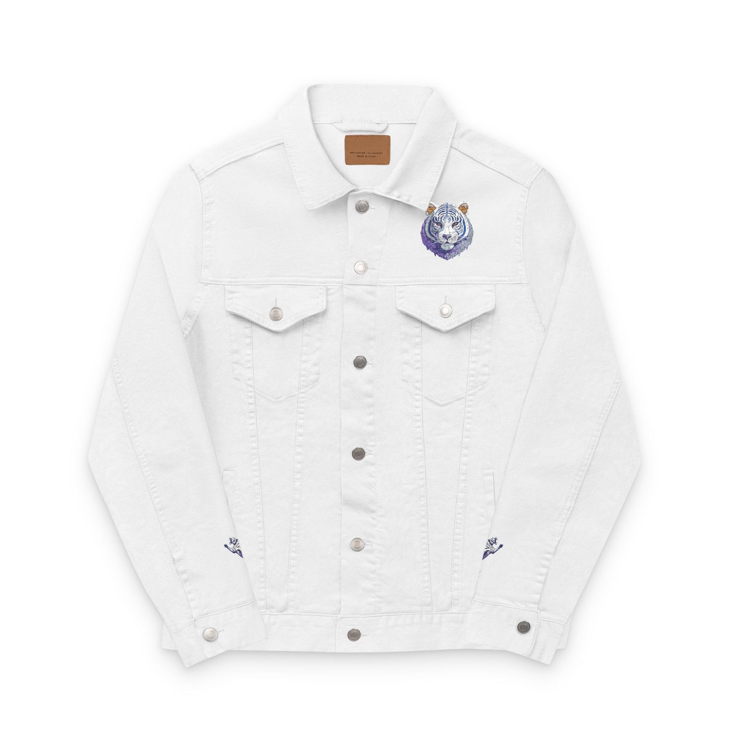 Stylish Unisex Denim Jacket with Embroidered White Tiger Design | Trendy Casual Wear, Unique Gift for Friends, Summer Fashion Essential, [...]