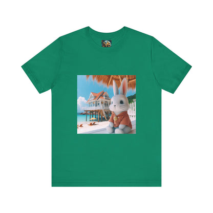 Bunny Tee, Rabbit T-Shirt, Cute Animal Top, Nature Lover Gift, Short Sleeve Shirt