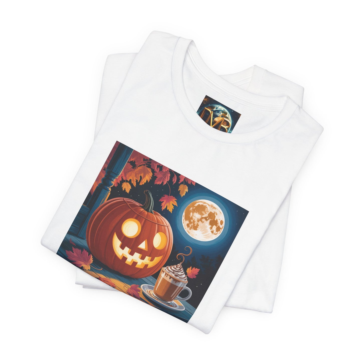 Fall In Love With Fall, Unisex Fall T-Shirt, Halloween Shirt, Cozy Fall Apparel, Seasonal Graphic Tee, Pumpkin Spice Tee