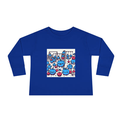 Kids Tee with Blueberries and Cherries Playground Design