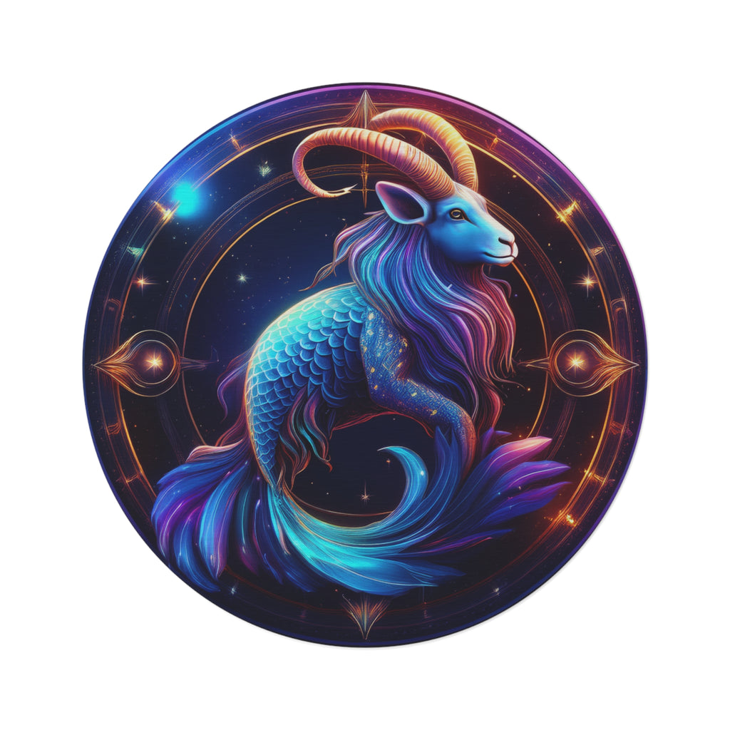 Capricorn Pride! Astrology Space Rug - Bohemian Decor for Home & Office