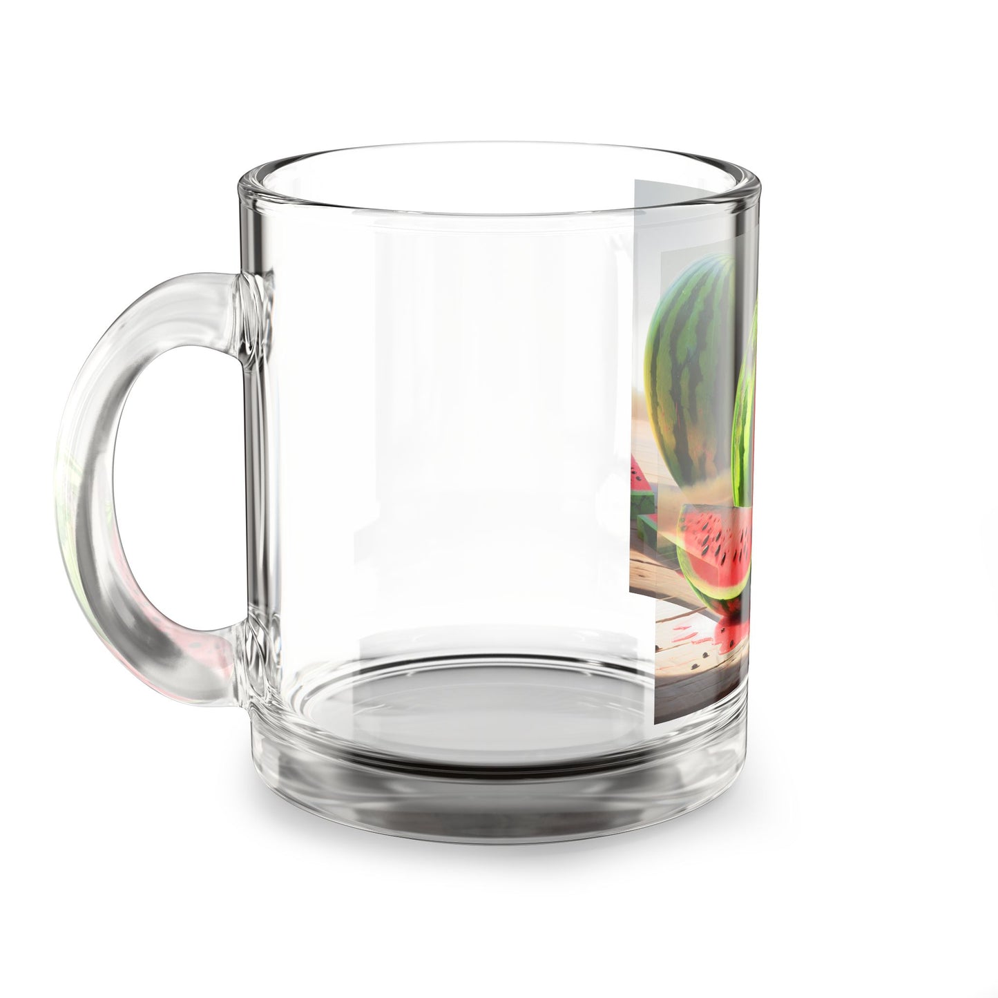 Watermelon Glass Mug - 10oz, Perfect for Summer Drinks & Gatherings