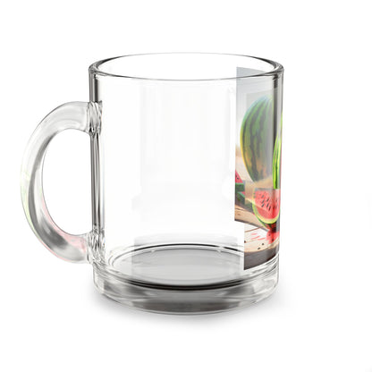 Watermelon Glass Mug - 10oz, Perfect for Summer Drinks & Gatherings