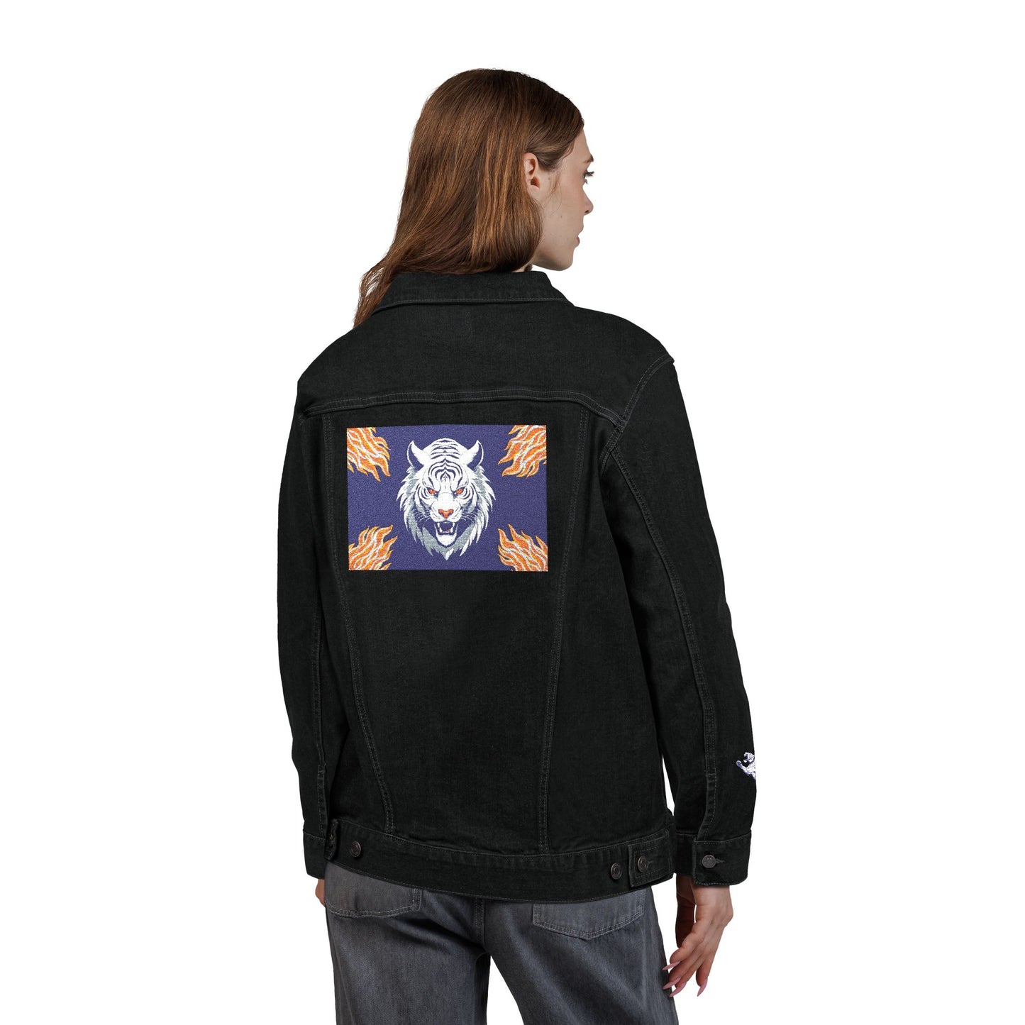 Stylish Unisex Denim Jacket with Embroidered White Tiger Design | Trendy Casual Wear, Unique Gift for Friends, Summer Fashion Essential, [...]