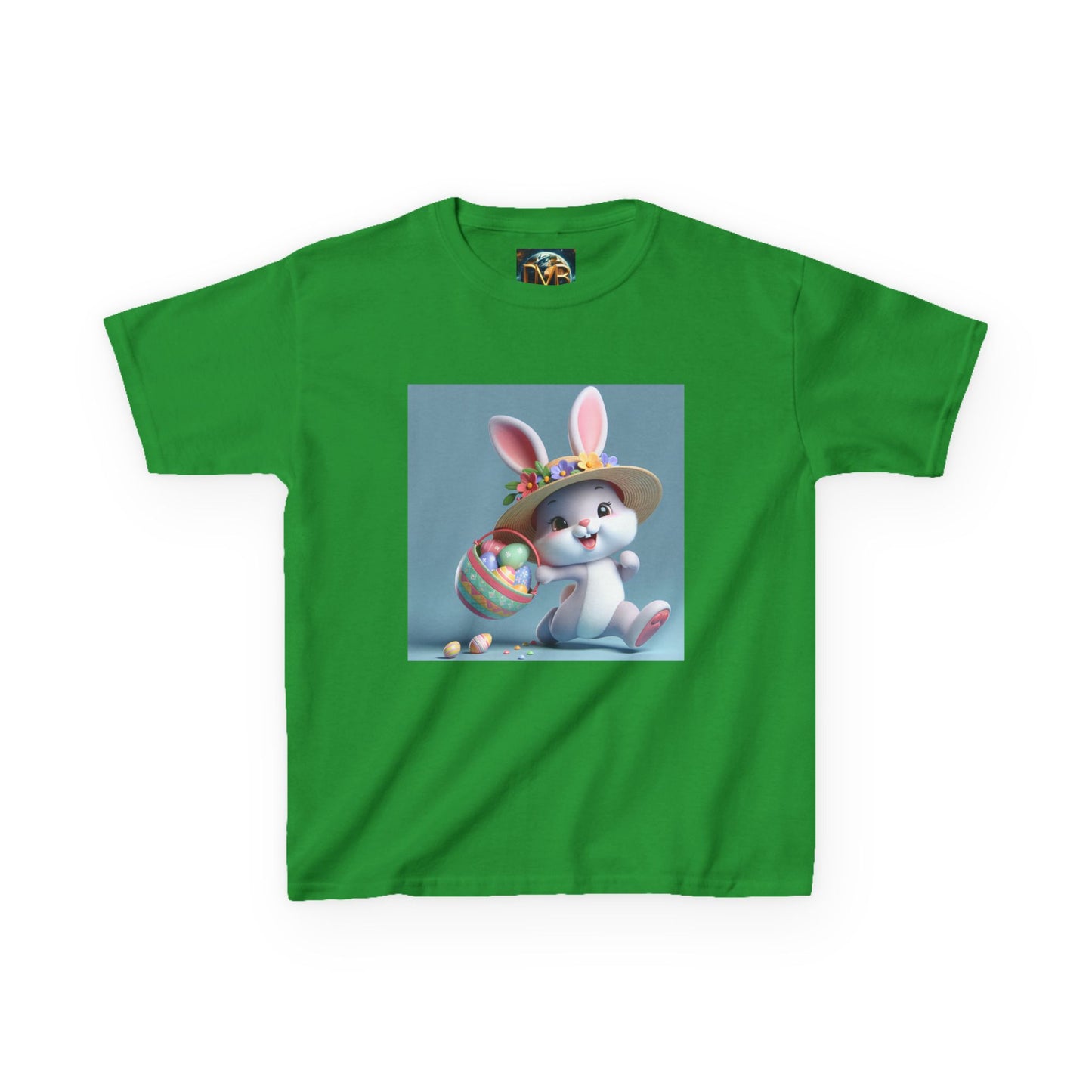 Cute Easter Bunny Kids Tee - Heavy Cotton™ T-Shirt for Spring Celebrations