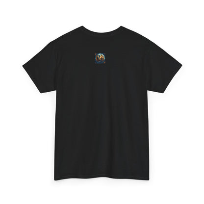 Angel Guardian Unisex Heavy Cotton Tee - Los Angeles Landscape Shirt, Holy Angel Protection, Urban Angel Tee, City Savior