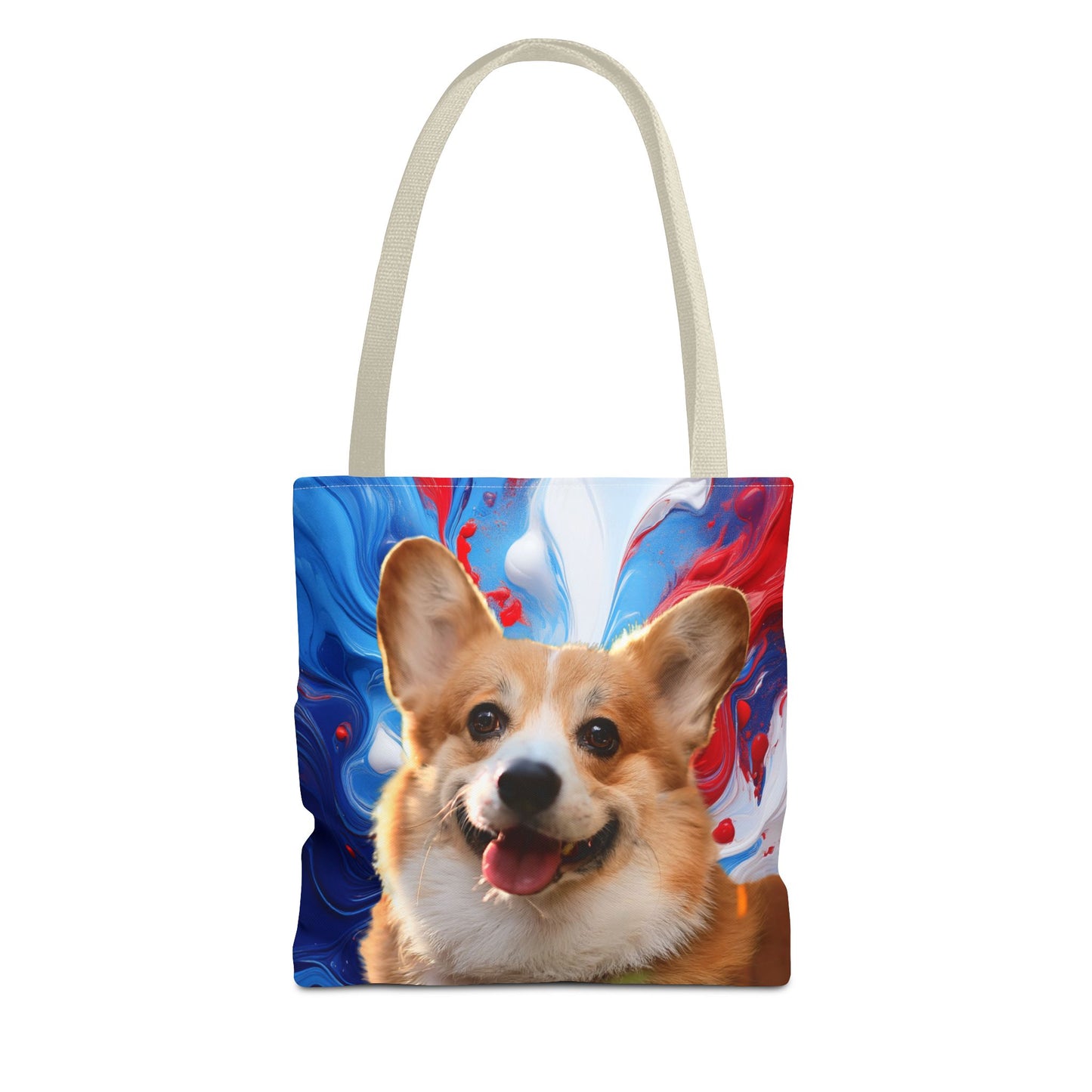 Vibrant Corgi Tote Bag - Perfect for Dog Lovers