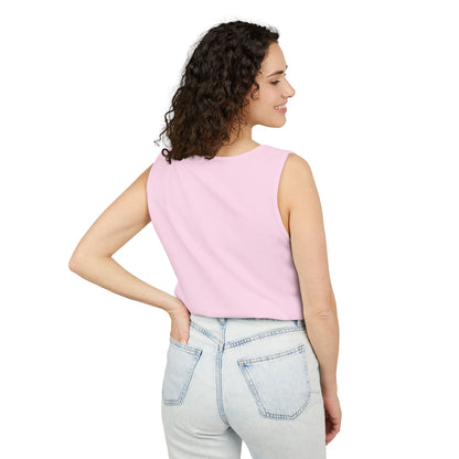 Sun-Inspired Unisex Garment-Dyed Tank Top, Boho Summer Shirt, Festival Wear, Sunscreen Beach Top, Yoga & Meditation Apparel