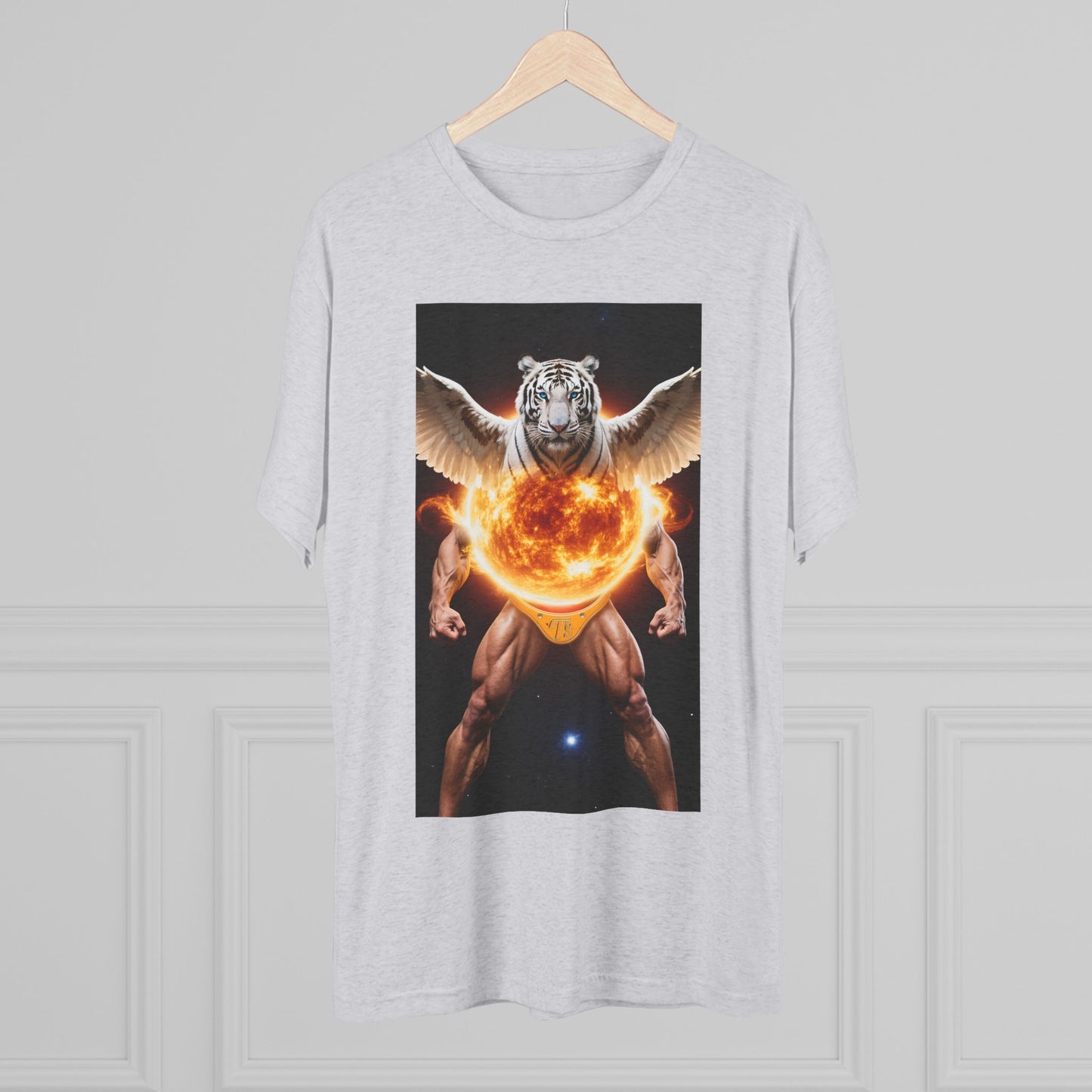 Tigga Sola Mascula Tri-Blend Unisex Crew Shirt | Perfect for Gift Giving, Casual Wear, Pet Lovers, and Wildlife Enthusiasts
