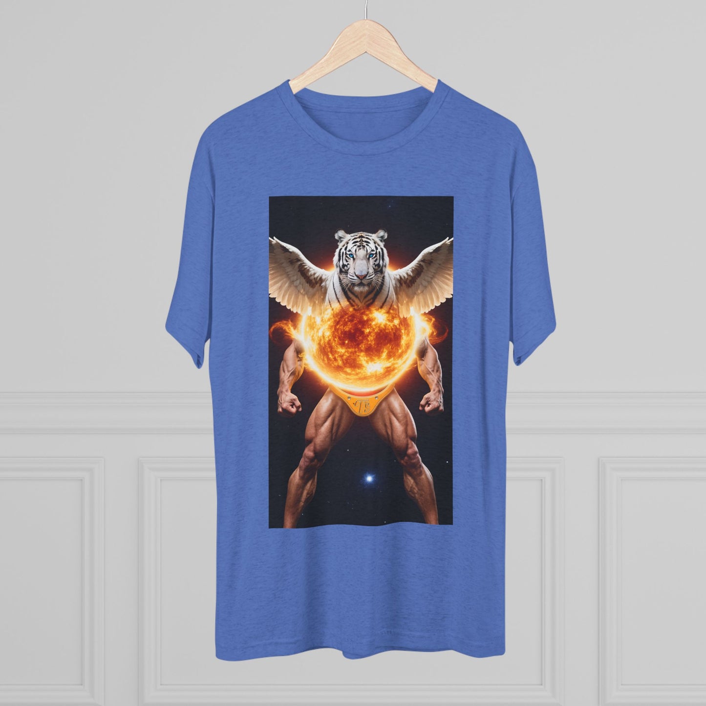 Tigga Sola Mascula Tri-Blend Unisex Crew Shirt | Perfect for Gift Giving, Casual Wear, Pet Lovers, and Wildlife Enthusiasts